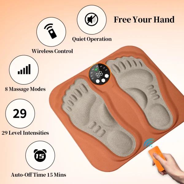 3D Foot Massage Mat Electric Leg Massager